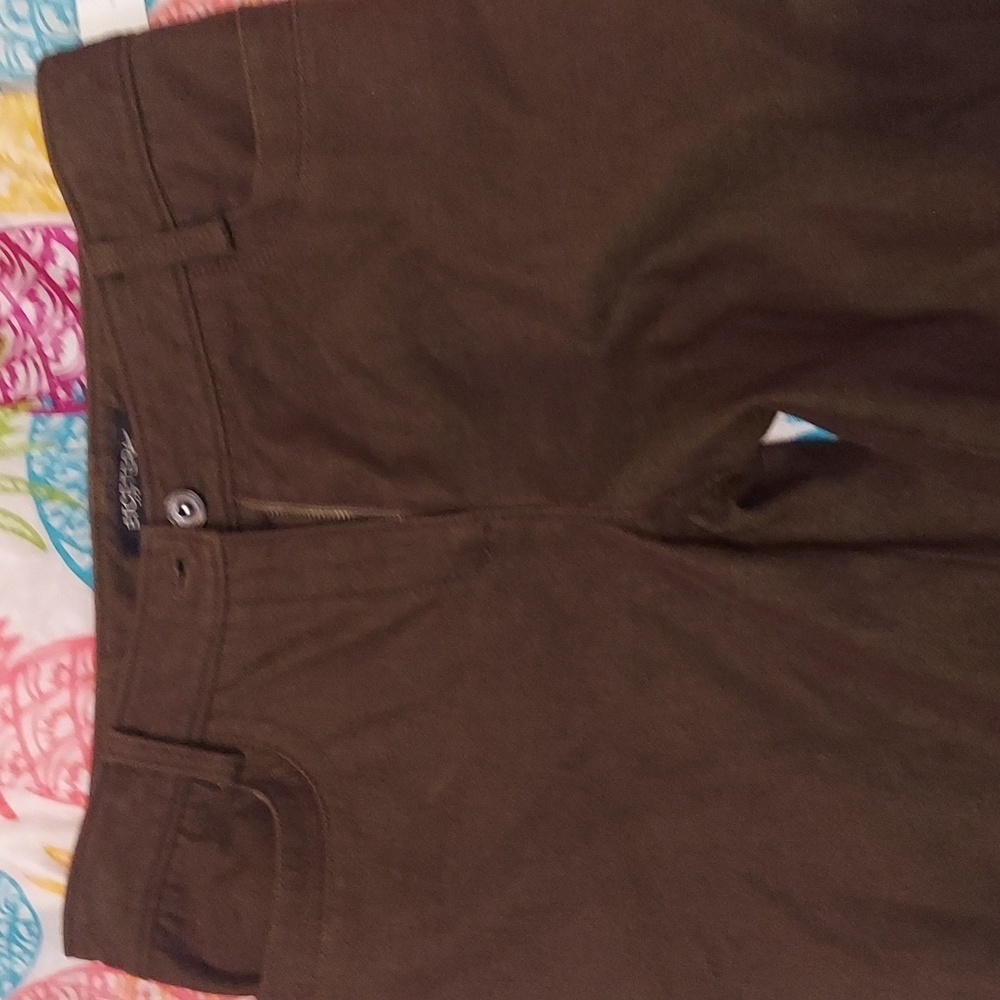 - Wild! Lime green felt lined vintage 90s trousers.